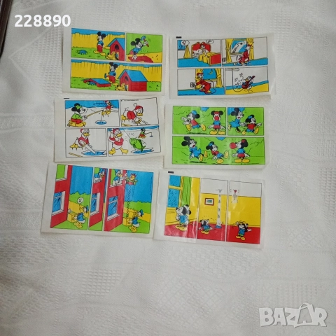 Картинки от дъвки Мики Маус , снимка 2 - Списания и комикси - 52976042