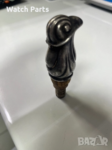 Винтидж посребрена тапаз за бутилка