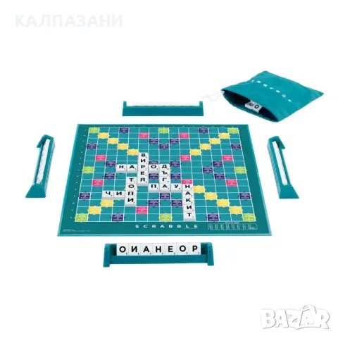Scrabble 2 игри в 1 на български език HXW18, снимка 4 - Игри и пъзели - 49992014