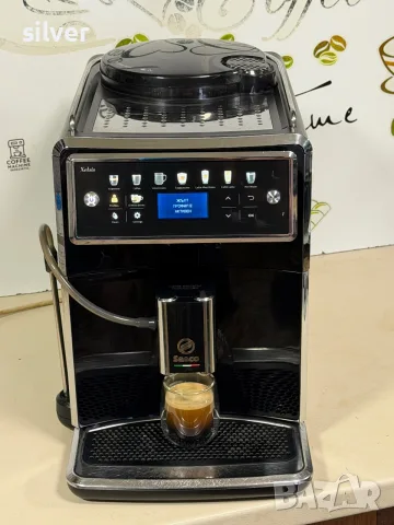 Кафемашина кафе автомат Saeco XELSİS SM 7580 с гаранция, снимка 4 - Кафемашини - 55874363