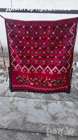 ръчно везана престилка за народна носия Пирински край! 53/63см