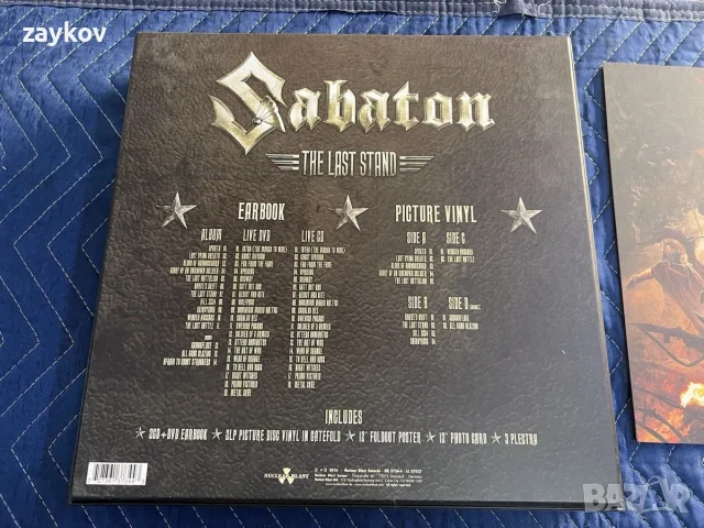 Бокс сет на Sabaton The Last Stand, снимка 4 - CD дискове - 55779398