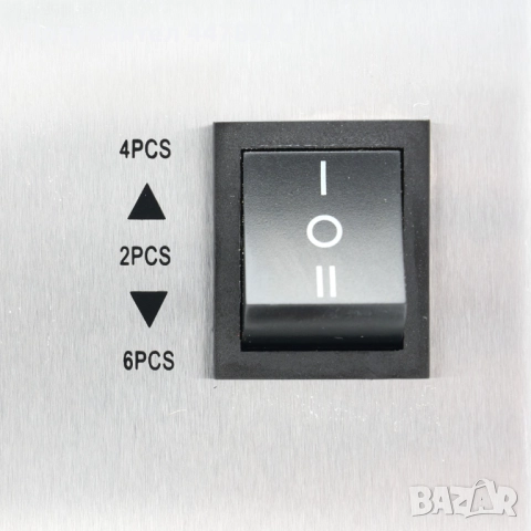 Бързонагряващ професионален тостер с тава за трохи – 6 филийки, снимка 2 - Обзавеждане на кухня - 52489713