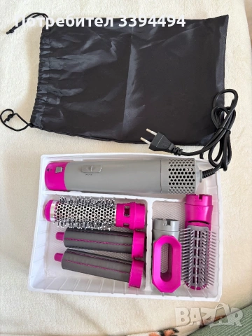 Hot Air Styler- Четка за коса с горещ въздух, 5 приставки, снимка 2 - Сешоари - 53151312