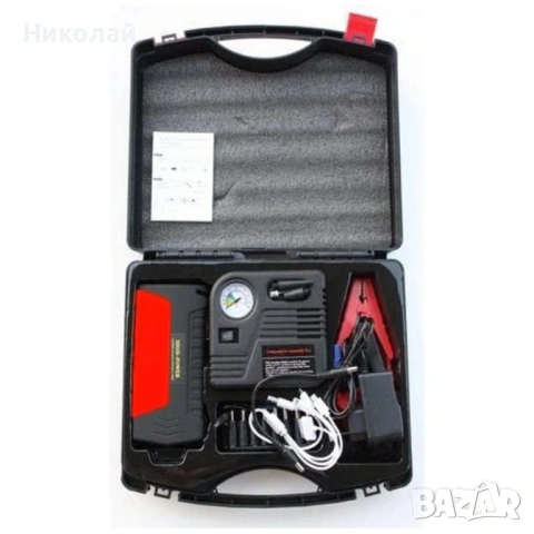 Авариен комплект – Jumpstarter TM15 PUMP + компресор, снимка 5 - Аксесоари и консумативи - 53268855