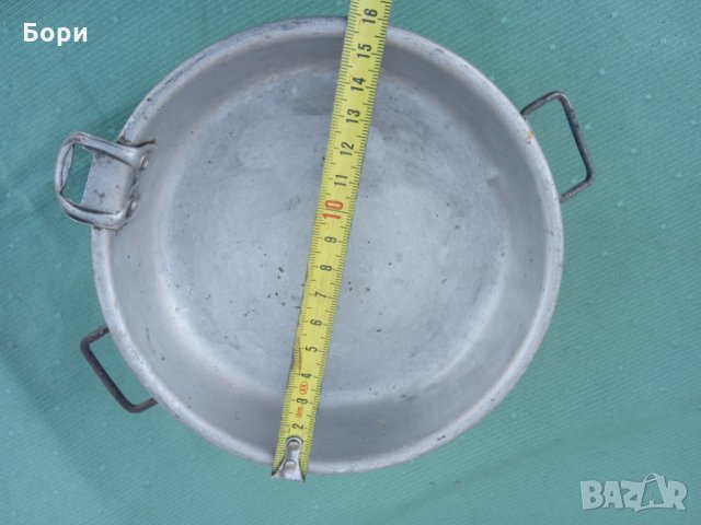 Стара алуминиев купа/канче БДС, снимка 7 - Аксесоари за кухня - 35760055