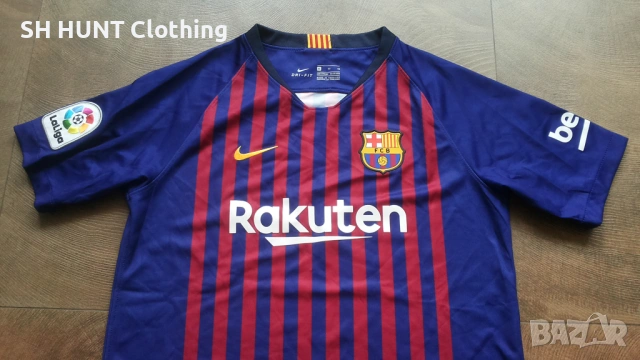 NIKE FC BARCELONA Kids Football T-Shirt Размер 13-15 г / 158-170 см детска футболна тениска 6-66, снимка 7 - Детски тениски и потници - 53126633