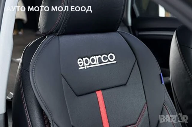 Универсална подложка за седалка Sparco - Черно/Червено., снимка 3 - Аксесоари и консумативи - 51420907