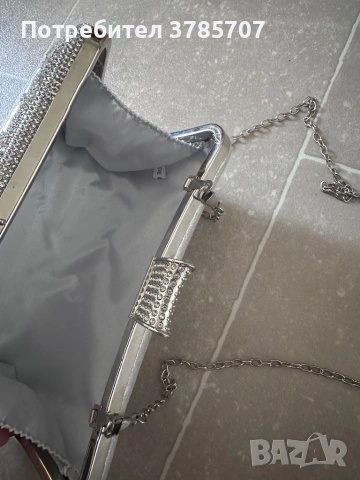 Вечерна чанта с камъни, снимка 3 - Чанти - 53494532