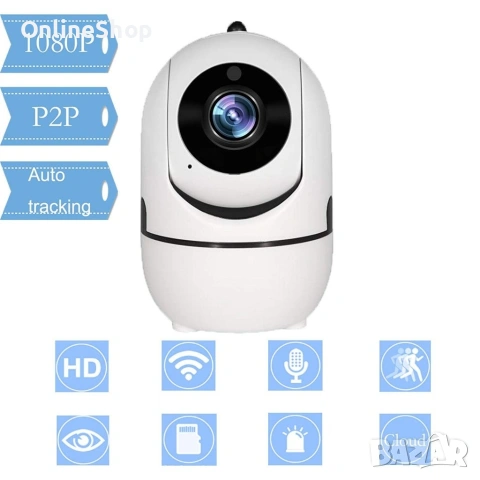 Wi-fi камера с облак IP28 IP28 , видео, снимка 10 - Камери - 53569599