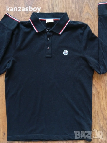 MONCLER  men's polo shirt - мъжка блуза р-р М, снимка 3 - Блузи - 53823175