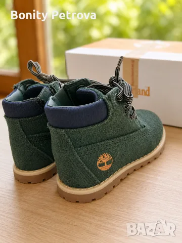 timberland велурени боти 23 номер, снимка 3 - Детски боти и ботуши - 55843770