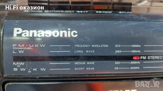 Касетофон Panasonic RX-FT500, снимка 5 - Радиокасетофони, транзистори - 52802596