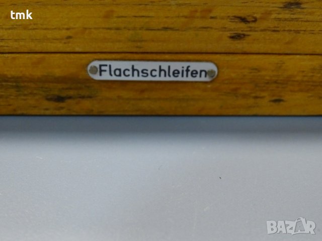 Еталон за проверка на грапавост Flachschleifen MASSI TGL 0-4763, снимка 13 - Куфари с инструменти - 38732343