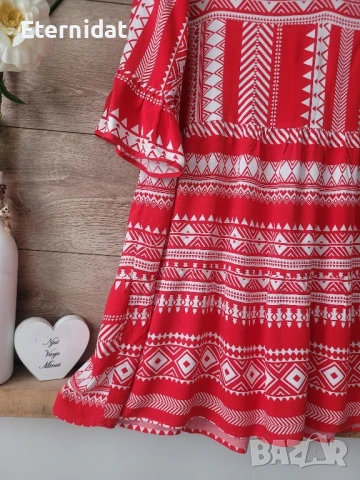 Лятна разкроена рокля или туника AMISU , снимка 2 - Рокли - 51271237