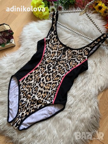 Цял леопардов бански Juicy Couture Sport, снимка 2 - Бански костюми - 41592148
