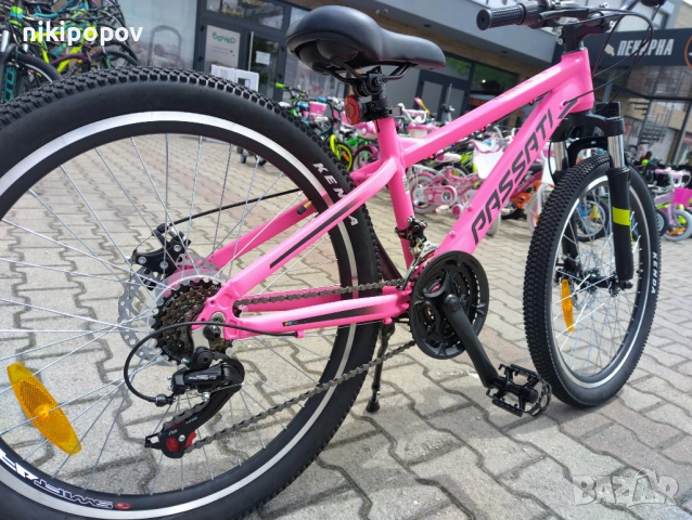 PASSATI Алуминиев велосипед 24" ALUMINIUM розов, снимка 9 - Велосипеди - 53839241