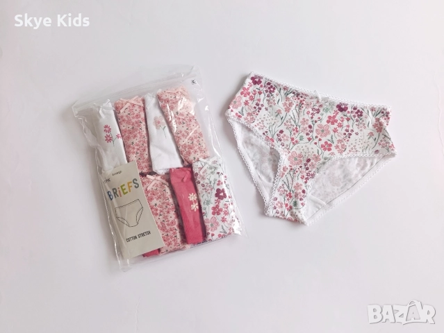 Бикини Цветя 10 бр., снимка 2 - Детско бельо и бански  - 52333521