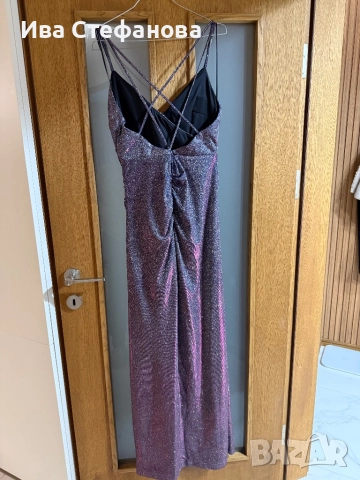 Нова дълга парти коктейлна официална хамелион рокля , снимка 3 - Рокли - 52778535