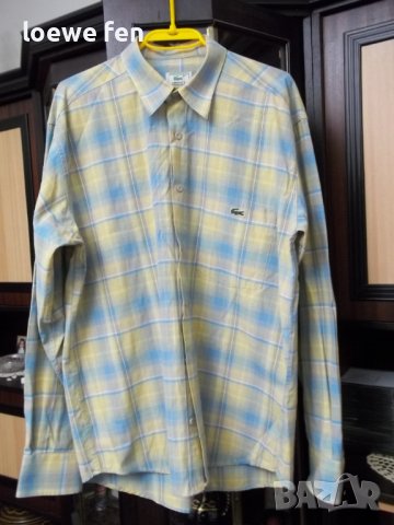 La Coste Lacoste чисто нова мъжка риза уникална! Made In France ! 120 см гръдна обиколка !, снимка 1 - Ризи - 41927022