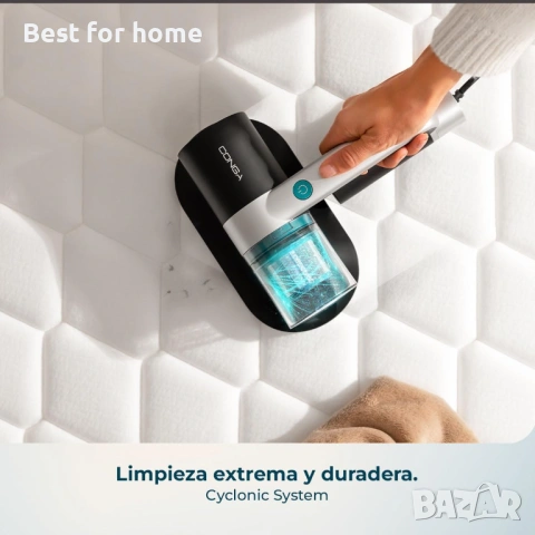 Cecotec Ръчна прахосмукачка за матраци и тапицерии,улавя алергените, снимка 7 - Парочистачки и Водоструйки - 53537528