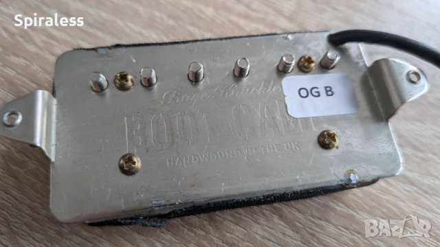 Bare Knuckle Boot Camp True Grit Alnico V Bridge  - адаптер за китара, снимка 11 - Китари - 53315479