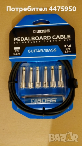 Ефекти за китара и бас, BOSS BCB-90X, кабели, SD-1w, DC-2w и TU-3w, снимка 2 - Други - 52162677