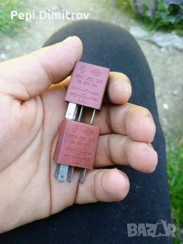 Реле Renault Clio Laguna Megane Scenic Trafic Кафяво 8200263342 12V 20A, снимка 2 - Части - 50104064