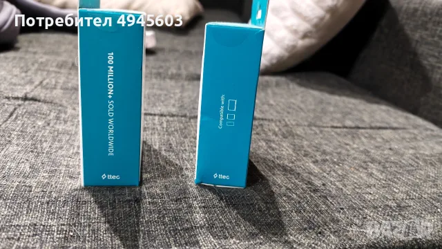Чисто нови слушалки два броя в кутии, снимка 2 - Bluetooth слушалки - 56083047