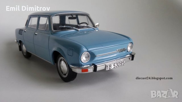 Колекционерско моделче на SKODA 100L в мащаб 1:24, снимка 4 - Колекции - 41344865