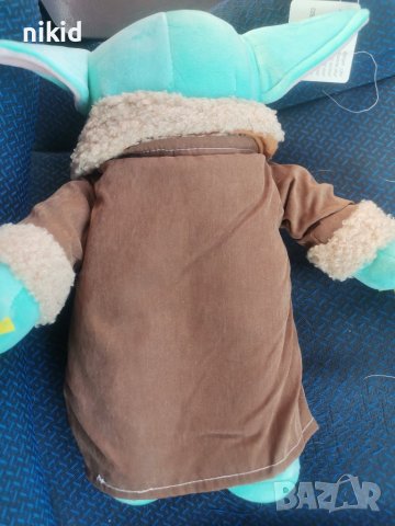 Йода от  Star wars междузвездни войни плюшена играчка, снимка 2 - Плюшени играчки - 41897185