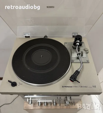 🔈Ретро аудио сет PIONEER синя серия - усилвател, тунер, дек, грамофон + тонколони🔈, снимка 4 - Аудиосистеми - 56164696