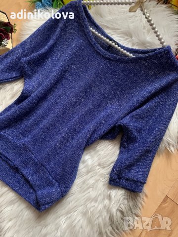 Лъскав пуловер Tally Weijl, снимка 2 - Блузи с дълъг ръкав и пуловери - 39526503