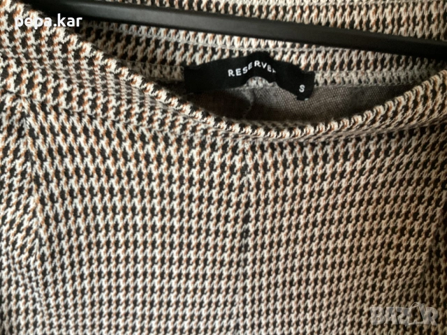 Дамски панталон RESERVED  S размер от плътно трико цветен , снимка 2 - Панталони - 53589729