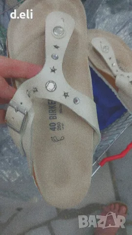 BIRKENSTOCK Original Size 40 Кожа, снимка 3 - Чехли - 56059756
