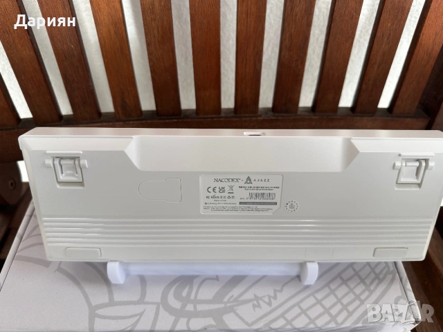 Механична Клавиатура Ajazz x Nacodex NK61 / 60% / Cherry MX Red Switch-ове / Hot swap /, снимка 7 - Клавиатури и мишки - 53541603