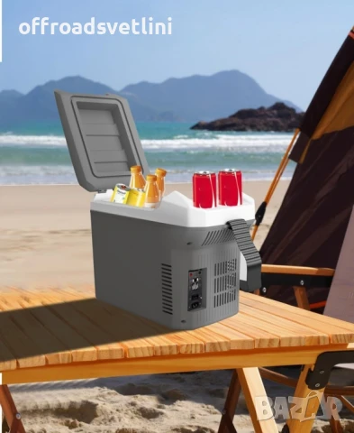 Електрическа хладилна кутия 8L за автомобил, каравна, кемпер, 12V 220V, снимка 11 - Аксесоари и консумативи - 50557124