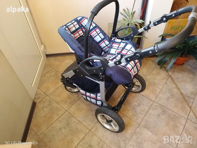 Бебешка количка Bergsteiger Capri 3 в 1 – КАТО НОВА (Пълен комплект), снимка 10 - Детски колички - 56132781