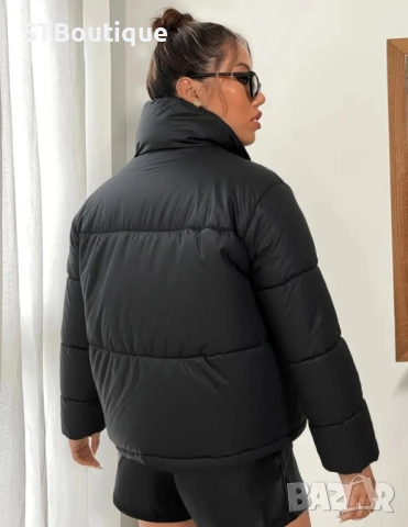 🧥 Дамско зимно PU яке – STBoutique 🧥, снимка 3 - Якета - 52237600