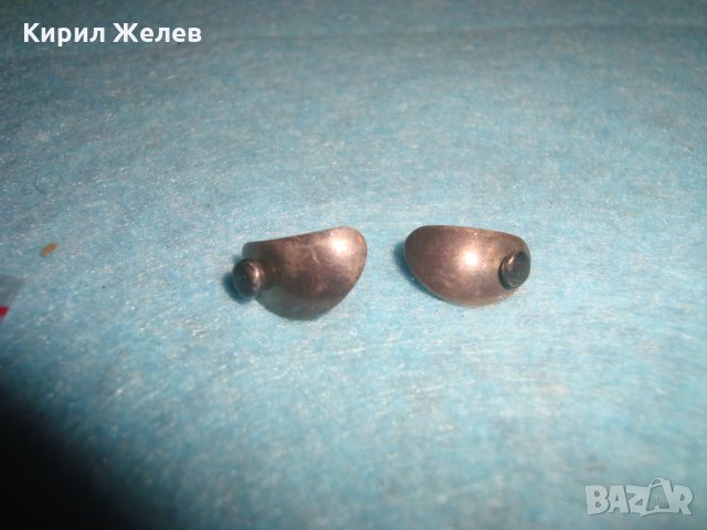 СТАРИННИ СРЕБЪРНИ ОБЕЦИ ВИСОКА ПРОБА ОКСИДИРАНО СРЕБРО АНГЛИЯ МАЙСТОРСКА ЮВЕЛИРНА ИЗРАБОТКА 25204, снимка 7 - Антикварни и старинни предмети - 34741615
