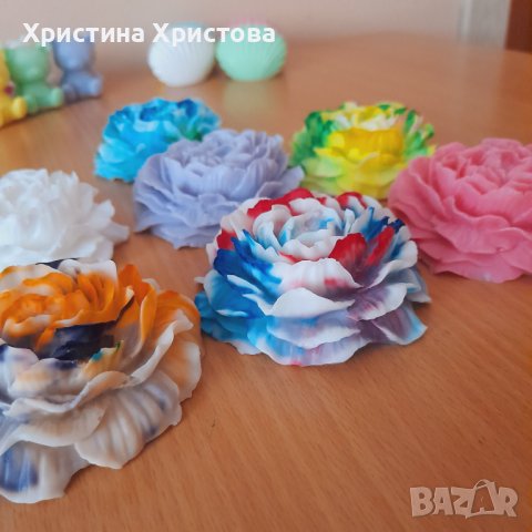 Стилни сапунени цветя
