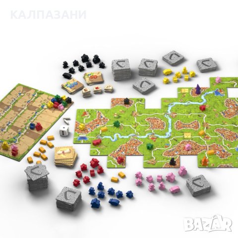КАРКАСОН - ГОЛЯМА КУТИЯ 3.0 (вкл. база + разширения №1 и №2 + 9 ексклузивни мини-разширения) 77294-B, снимка 2 - Игри и пъзели - 44381933