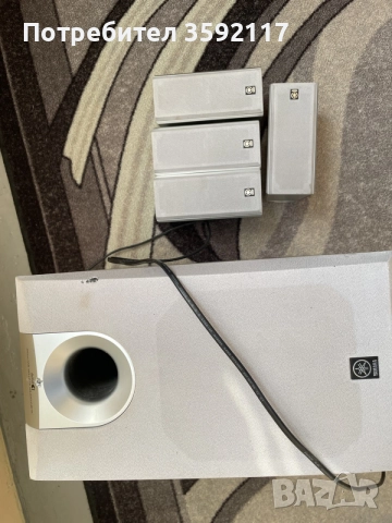 Yamaha subwoofer + 4 speakers , снимка 2 - Тонколони - 56110528