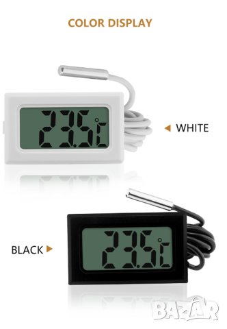 Цифров термометър със сонда / бял, снимка 5 - Друга електроника - 41996548