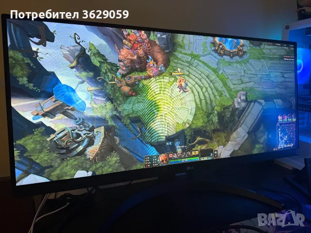 UltraWide Гейминг монитор LG 29WP500-B | 29" IPS | 75Hz | 2560x1080 | HDR10 | Отлично състояние, снимка 3 - Монитори - 56198282