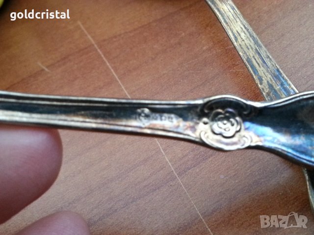 Руски позлатени лъжички мнц, снимка 2 - Антикварни и старинни предмети - 40306185