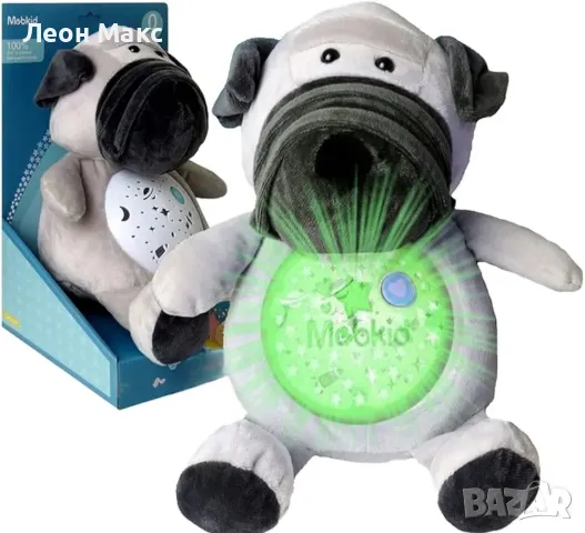 Куче плюш с лампа проектор и музика за сън, снимка 2 - Плюшени играчки - 48396651