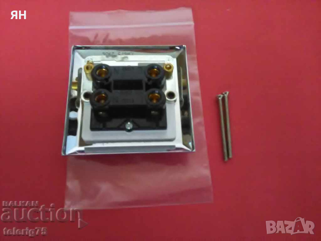 Английски Бойлерен Ключ/Табло 45А-ХРОМ, снимка 2 - Ключове, контакти, щепсели - 44694436