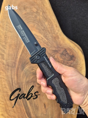 Масивен сгъваем нож DARK OPERATIONS StratoFighter,CTV 2, снимка 9 - Ножове - 52814254