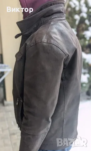 Кожено яке Mac Douglas, снимка 3 - Якета - 49198009